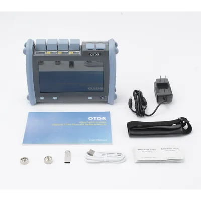 OTDR de Alto Rendimiento / Pantalla 7" / 1310nm, 1550nm, 1625nm / Zona Muerta 0.8m (2.62 pies) / VFL 5mW / Alcance 420 km