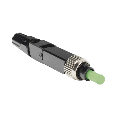 Conector Mecánico de Fibra Óptica / Monomodo FC/APC / Pre-pulido / Re-terminable / Instalación en Campo / Paquete 10 Unidades