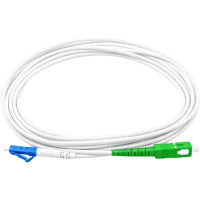 Jumper de Fibra Óptica / Monomodo G.657A2 / LC/UPC-SC/APC / Simplex / Cable 3 mm / Longitud 5 m (16.4 ft)