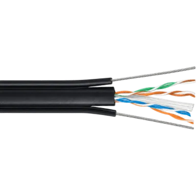 Cable UTP Elevador / Cat 6 / 4 Pares / 23 AWG / Doble Mensajero / 305 m (1000.7 ft)