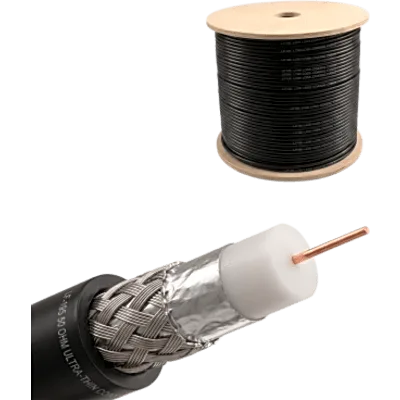 Rollo de 100 Metros de LP195 de 50 Ohms | Cable Coaxial Profesional