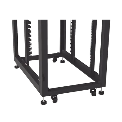Gabinete Rack de Piso / 19" Estándar / 42UR / 600 mm x 1000 mm / Acero / Puerta con Cristal Templado