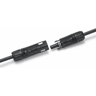 Conector Solar MC4 LONGi Sea-Shield / 1500 Vcc / 40 A (IEC) / 30 A (UL) / IP68 Sumergible 1.2 m (3.9 ft) / Doble Anillo de Sellado / Cable 4-6 mm²
