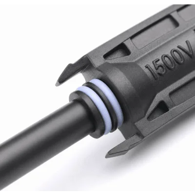 Conector Solar MC4 LONGi Sea-Shield / 1500 Vcc / 40 A (IEC) / 30 A (UL) / IP68 Sumergible 1.2 m (3.9 ft) / Doble Anillo de Sellado / Cable 4-6 mm²