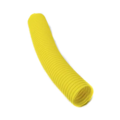 Tubo Corrugado Abierto / Polietileno / Diámetro Interno 39.1 mm / Longitud 152.4 m (500 ft) / Amarillo / UL 94 HB / RoHS