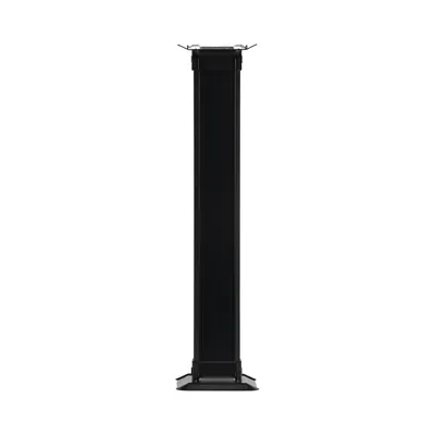 Accesorio de Conexión a Mesa / Canaleta de Piso 4 Vías / PVC Rígido / Carga 907 kg / Área 45.11 in² / ADA / Negro