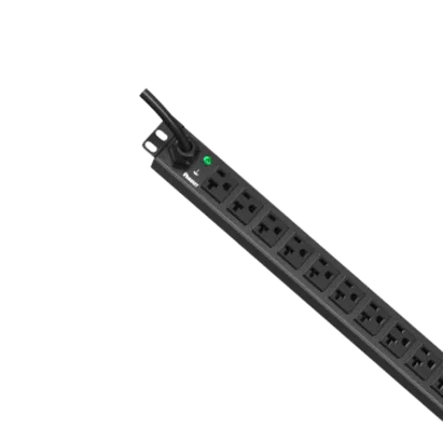PDU ES2P Básico para Distribución de Energía, Enchufe de Entrada NEMA L5-20P, Con 12 Contactos NEMA 5-20R, Instalación Horizontal de 19in, 1UR, 20 Amp, 120 Vca