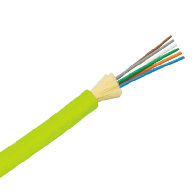 Cable de Fibra Óptica / 24 Hilos / Multimodo OM5 50/125 / Tight Buffer 900 µm / Interior / OFNP Plenum / No Conductivo