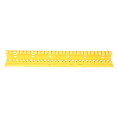Kit de Administración de Cables Vertical / Sistema de Enrutamiento 2x2 / Altura 1828.8 mm (6 ft) / ABS Libre de Halógenos / Color Amarillo