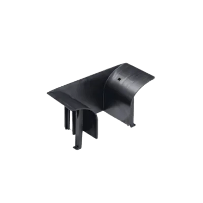 Reductor de Canaleta / 12x4 a 4x4 / Sin Herramienta / PVC y ABS / Negro