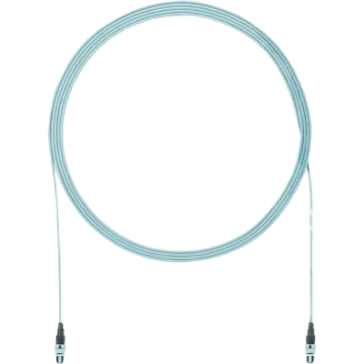 Cable de Interconexión de 12 Fibras Ópticas Multimodo OM4, Con Conector Pan-MPO Hembra - Hembra, Polaridad A, Plenum, de 15 Metros