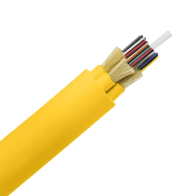 Cable de Fibra Óptica / 48 Hilos / Monomodo OS2 9/125 / Interior Tight Buffer 900μm / OFNR Riser / No Conductiva / Precio Por Metro (3.28 ft)