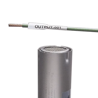 Casete de Etiquetas / Tubo Termocontráctil / 8.6 mm Ancho / 2.4 m (7.87 Pies) Largo / 18-12 AWG / Poliolefina Grado Militar / Contracción 3:1 / -55 a 135°C / Blanco