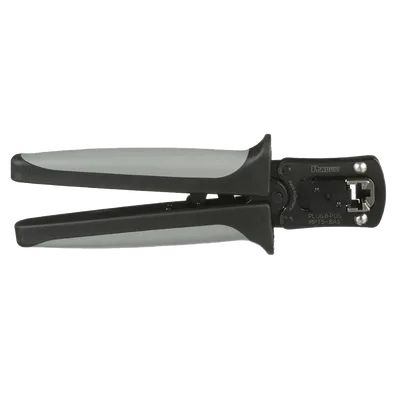 Pinzas Ponchadoras / RJ45 / Cat5e Cat6 Cat6A / 193x19.8x63.5 mm / 7.6x0.8x2.5 in / Negro