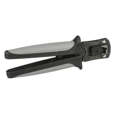 Pinzas Ponchadoras / RJ45 / Cat5e Cat6 Cat6A / 193x19.8x63.5 mm / 7.6x0.8x2.5 in / Negro
