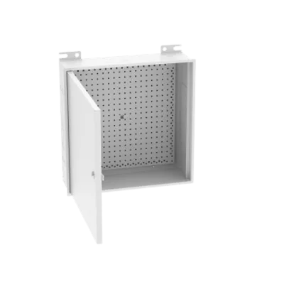 Gabinete Multi-propósito para Cielo Raso, Puerta con Bisagras y Cerradura, Fabricado en Acero, Color Blanco