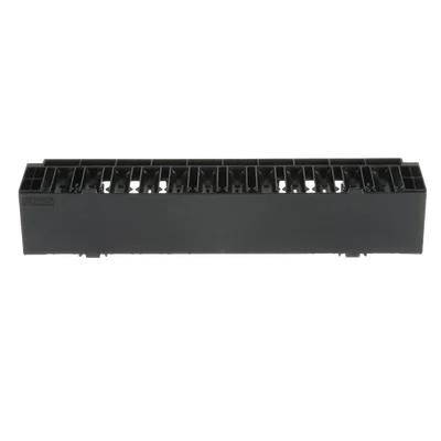 Organizador de Cables Horizontal / Rack 19in / 2UR / Frontal / ABS / Cat 6 y 10G