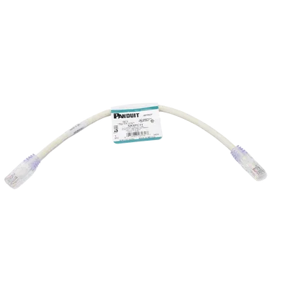 Cable de Parcheo UTP / Cat 6 / 0.3 m (1 ft) / 24 AWG / T568B / CM / Blanco