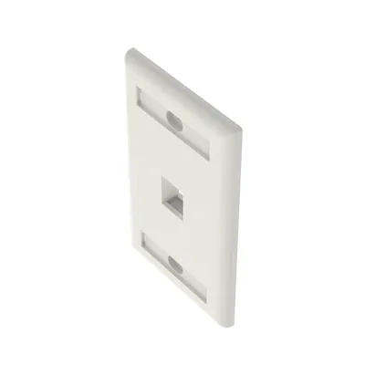Placa de Pared Vertical / 1 Puerto Keystone / 69.8 x 114.3 mm / 2.75 x 4.5 pulg. / Montaje Vertical