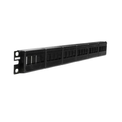 Panel de Parcheo Modular / 24 Puertos / 1UR / Acero Inoxidable / 19' EIA / 1.72' Altura