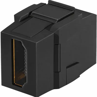 Módulo Acoplador HDMI / Versión 2.0 / Keystone / Categoría 2 / Hembra a Hembra Tipo-A / Negro