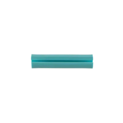 Manguito Porta Etiquetas / Fibra Óptica Simplex 2 mm / PVC Aqua / 1.25 x 0.28 Pulgadas (31.75 x 7.11 mm) / Paquete 100 pz