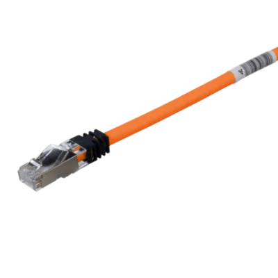 Patch Cord Cat6A / Blindado S/FTP / 26 AWG / 2.5 m (8.2 ft) / CM/LS0H / Naranja