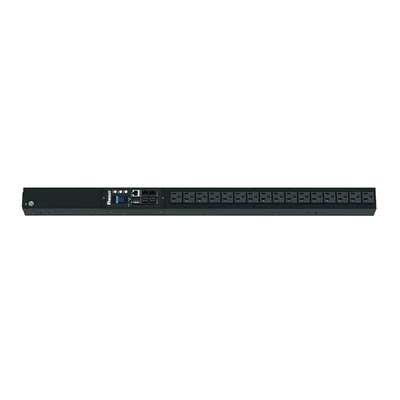 PDU Monitoreable / 16 Salidas NEMA 5-20R / Entrada NEMA 5-15P / 120 Vca / 15 A / 1.4 kVA / Vertical / OLED / Sensores Ambientales
