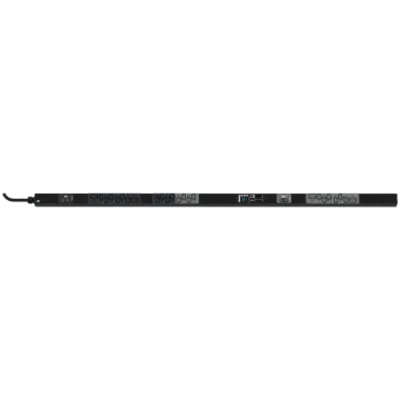 PDU Monitoreable y Switchable / 24 Salidas C13 / 4 Salidas C19 / Entrada NEMA L6-30P / 208 Vca / 30 Amp / Montaje Vertical 0U