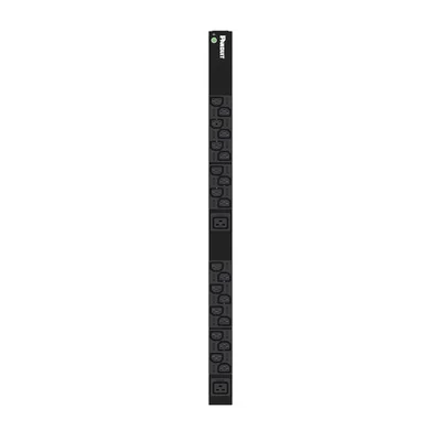PDU Básico para Rack / 120 Vca / 20 A / 20x C13 + 2x C19 / NEMA L5-20P / Vertical 0U / 1.69 x 32.2 x 2.09 in