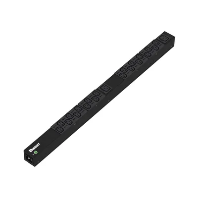 PDU Básico para Rack / 120 Vca / 20 A / 20x C13 + 2x C19 / NEMA L5-20P / Vertical 0U / 1.69 x 32.2 x 2.09 in
