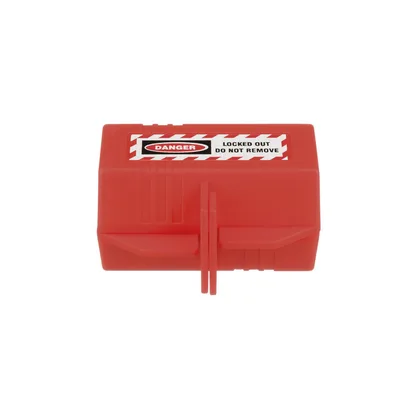 Bloqueo de Seguridad LOTO / 120 Vca / Polipropileno / 88.9 mm Largo / 2 Orificios 12.7 mm