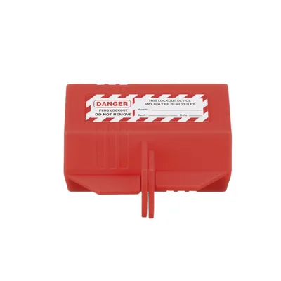 Bloqueo de Seguridad LOTO / 120 Vca / Polipropileno / 88.9 mm Largo / 2 Orificios 12.7 mm