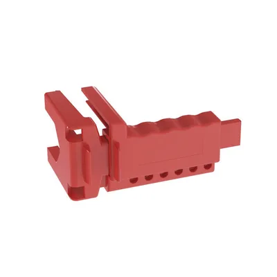 Dispositivo de Bloqueo LOTO para Válvulas de Bola / 1/4" a 1" (6.4 a 25.4 mm) / Mango hasta 7.5" (190.5 mm) / Rojo