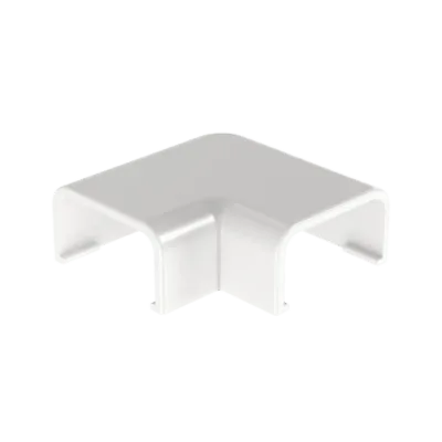 Conexión en ángulo recto "L", para uso con canaleta LD3, material ABS, Color Blanco