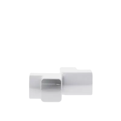 Conexión en Ángulo Recto / 90° / ABS / UL94V-0 / FT4 / Temperatura 0 a 50°C / Compatible Canaleta LD10