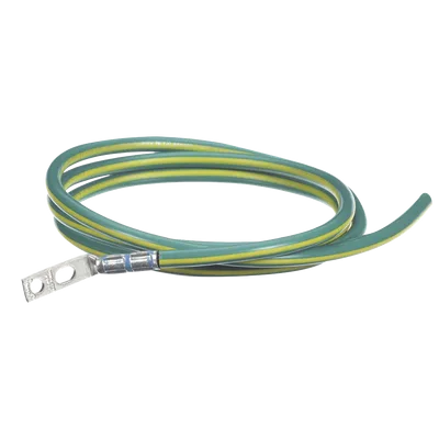 Kit de Jumper de Puesta a Tierra / 6 AWG / 1.52 m (5 ft) / Zapata 45° / Conector Htap 2-6 AWG / UL 467 / NEBS Level 3