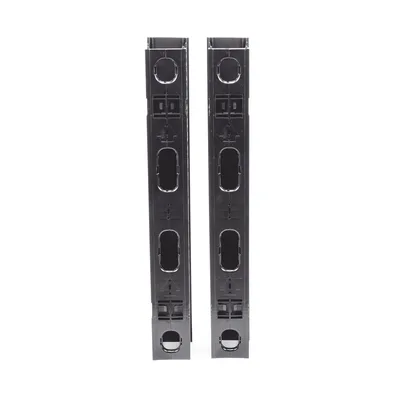 Organizador Vertical de Cables / Doble Cara / 45 RU / 5x12in / 4.9in Ancho / 6.9ft Altura / Negro