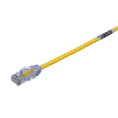 Cable de Parcheo UTP / Cat6A / 28 AWG / CM/LSZH / 20.3 cm (8 in) / Amarillo