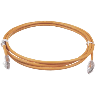 Cable de Parcheo UTP Cat6 / 24 AWG / 1 Pie (0.3 m) / Clasificación CM / 2500 Ciclos / 50 µm Oro