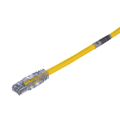 Cable de Parcheo UTP Cat6 / 24 AWG / CM / 9.14 m (30 pies) / Amarillo