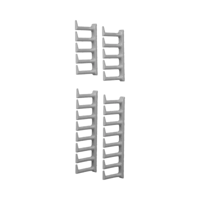 Kit de Dedos para Gestión de Cables / 100 mm de Longitud / Para Gabinetes de 42 o 45 UR / Anchura Ajustable 600-800 mm / Color Blanco
