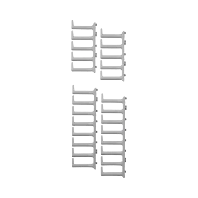 Kit de Dedos para Gestión de Cables / 100 mm de Longitud / Para Gabinetes de 42 o 45 UR / Anchura Ajustable 600-800 mm / Color Blanco