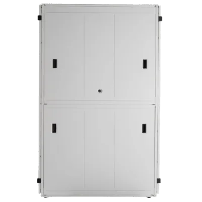 Gabinete de Servidores / 48 UR / 600 x 1200 mm / Puertas Perforadas 80% / Carga Estática 1588 kg / Acero Epoxi