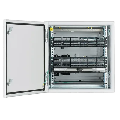 Gabinete Industrial de Montaje en Pared / 12 UR / NEMA 4/4X/12 IP66 / Carga 250 lb (113.4 kg) / Acero Bajo en Carbono