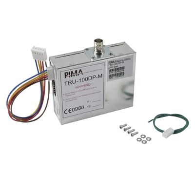 Comunicador Radio UHF para paneles de Alarma hasta 30Kms de Alcance. Frecuencia de 435 - 470 MHz. Compatible con Paneles de Alarma Serie Hunter e interfaces SAT9PID y SAT8. Potencia de 2.5W.