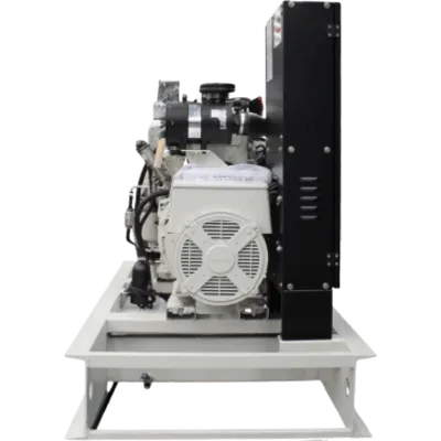 Planta de Emergencia Diesel / 23 kW (29 kVA) Emergencia / 21 kW (26 kVA) Continuo / 220/127 V Trifásico / Motor Cummins 3 Cilindros / Tanque 130 L / 11 h Autonomía