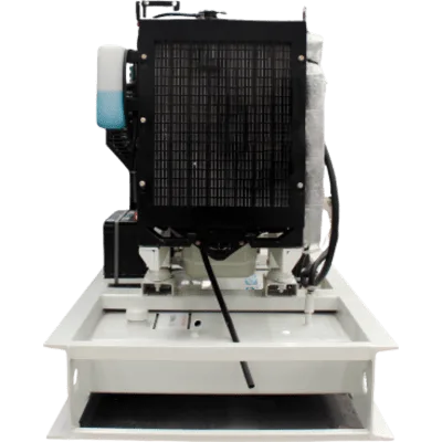 Planta de Emergencia Diesel / 23 kW (29 kVA) Emergencia / 21 kW (26 kVA) Continuo / 220/127 V Trifásico / Motor Cummins 3 Cilindros / Tanque 130 L / 11 h Autonomía