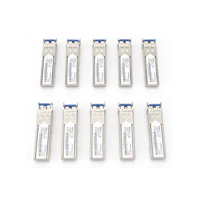 Transceptor SFP / 1Gbps / LC Monomodo / 1310nm / 20km / -40°C a 75°C / Paquete 10 piezas