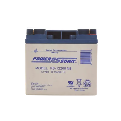 Batería de Respaldo AGM/VRLA / 12V / 20Ah / Terminales NB2 / Vida Útil 5 Años / Caja ABS Resistente